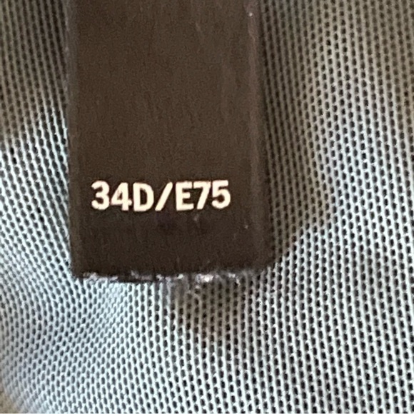 VICTORIA SPORT SPORTS BRA COLOR BLOCK GREEN & BLUE SIZE 34D - Picture 6 of 10